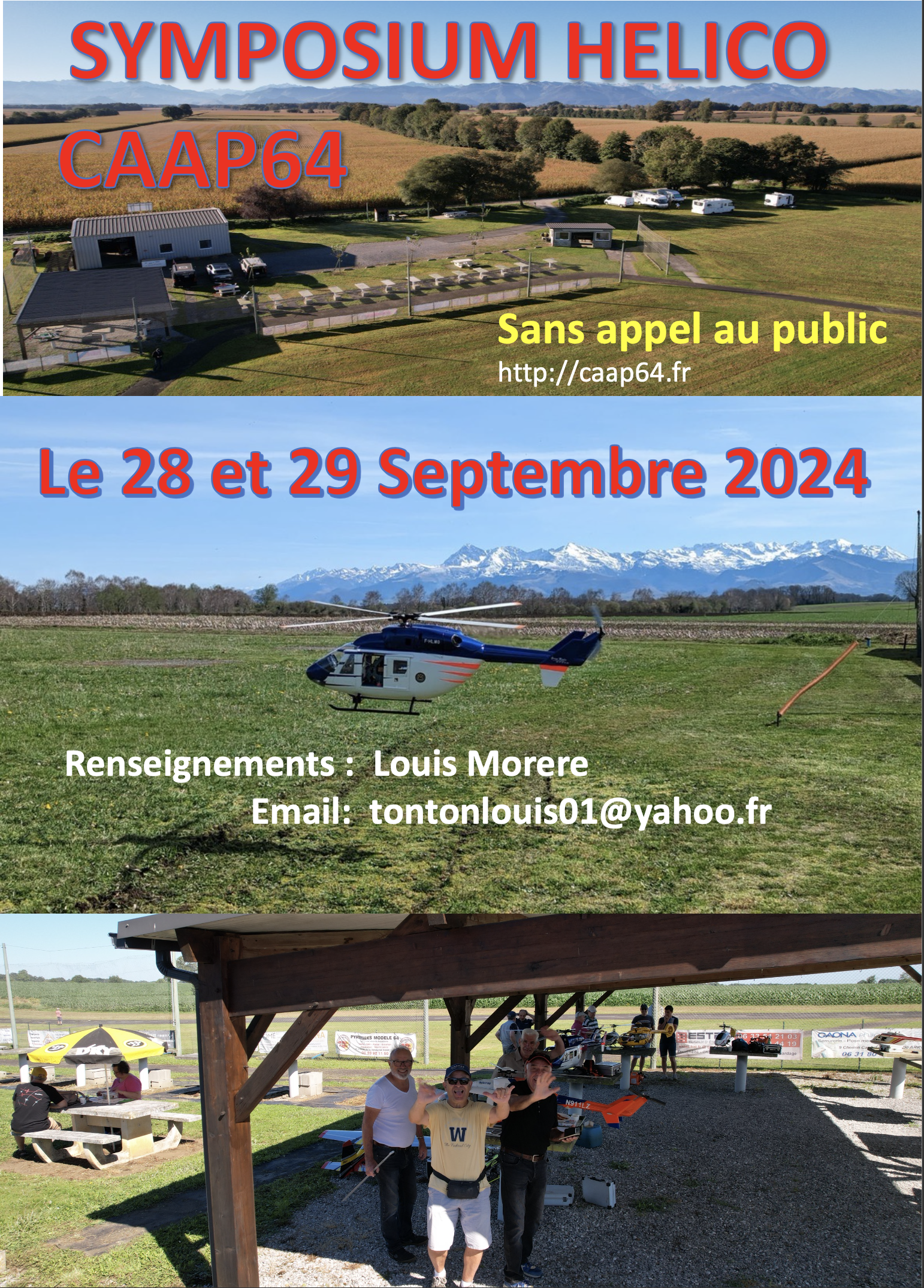 Symposium Helicopétre le 28 et 29 Septembre 2024